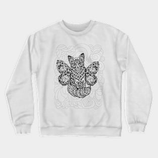 Mandala cat Crewneck Sweatshirt